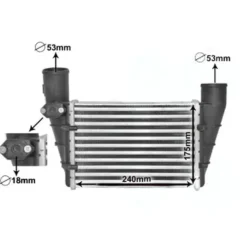 Intercooler pour Audi A6 (C5) Essence et Diesel