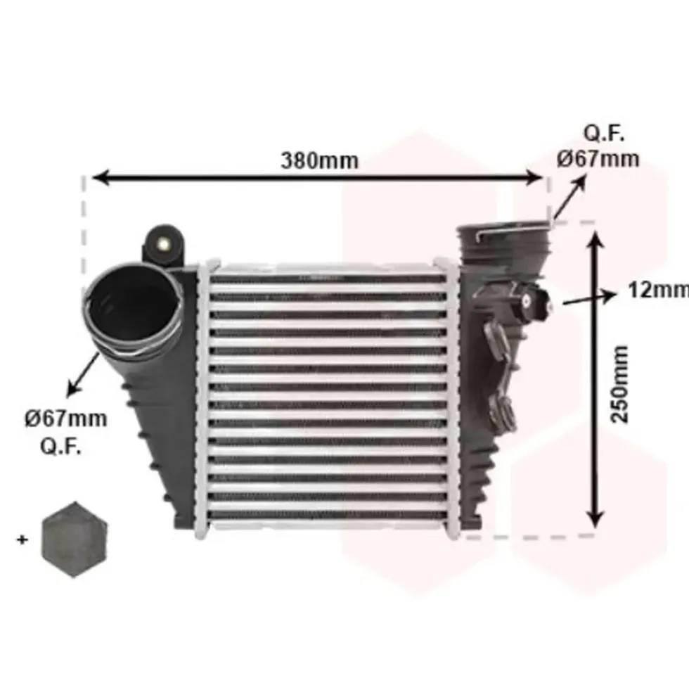Intercooler pour Audi A3 (8L) TDi 130