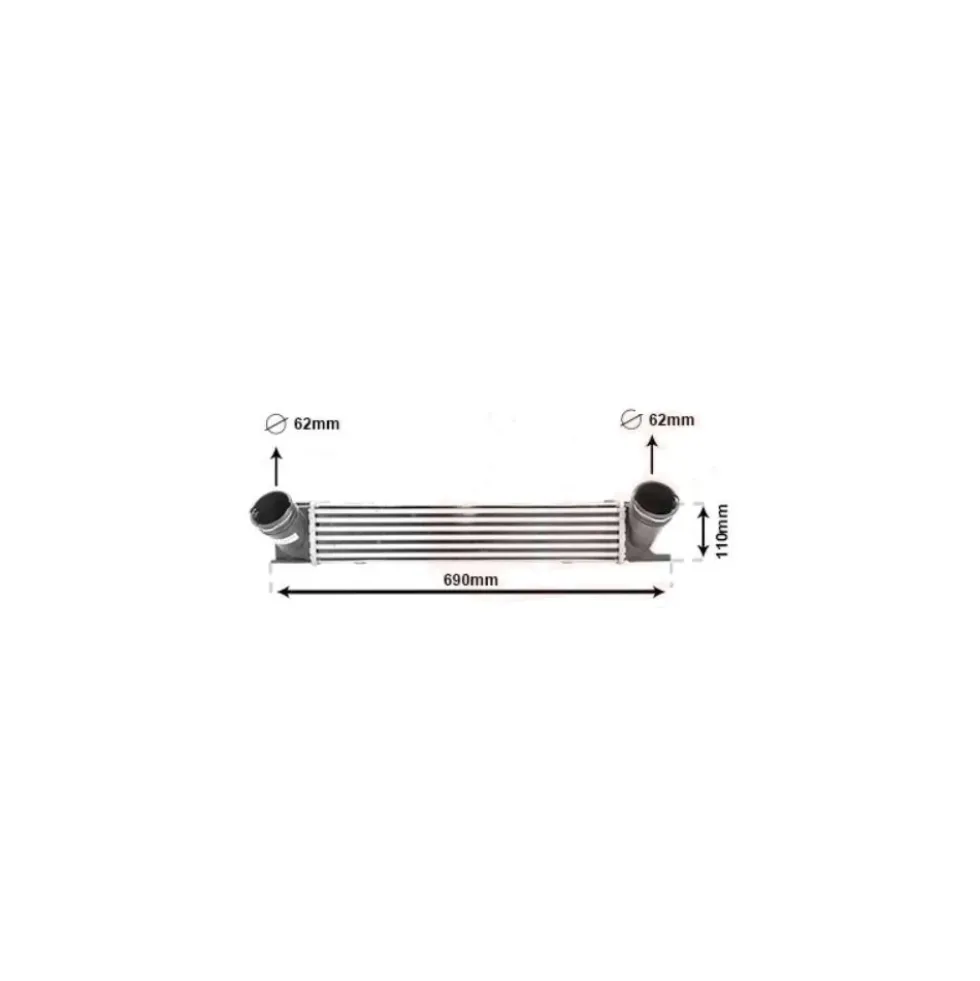 Intercooler pour BMW série 1 E81-E82-E87-E88 Diesel