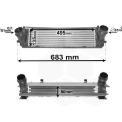 Intercooler pour Bmw Série 1 F20 et F21 (07/2010-06/2019)