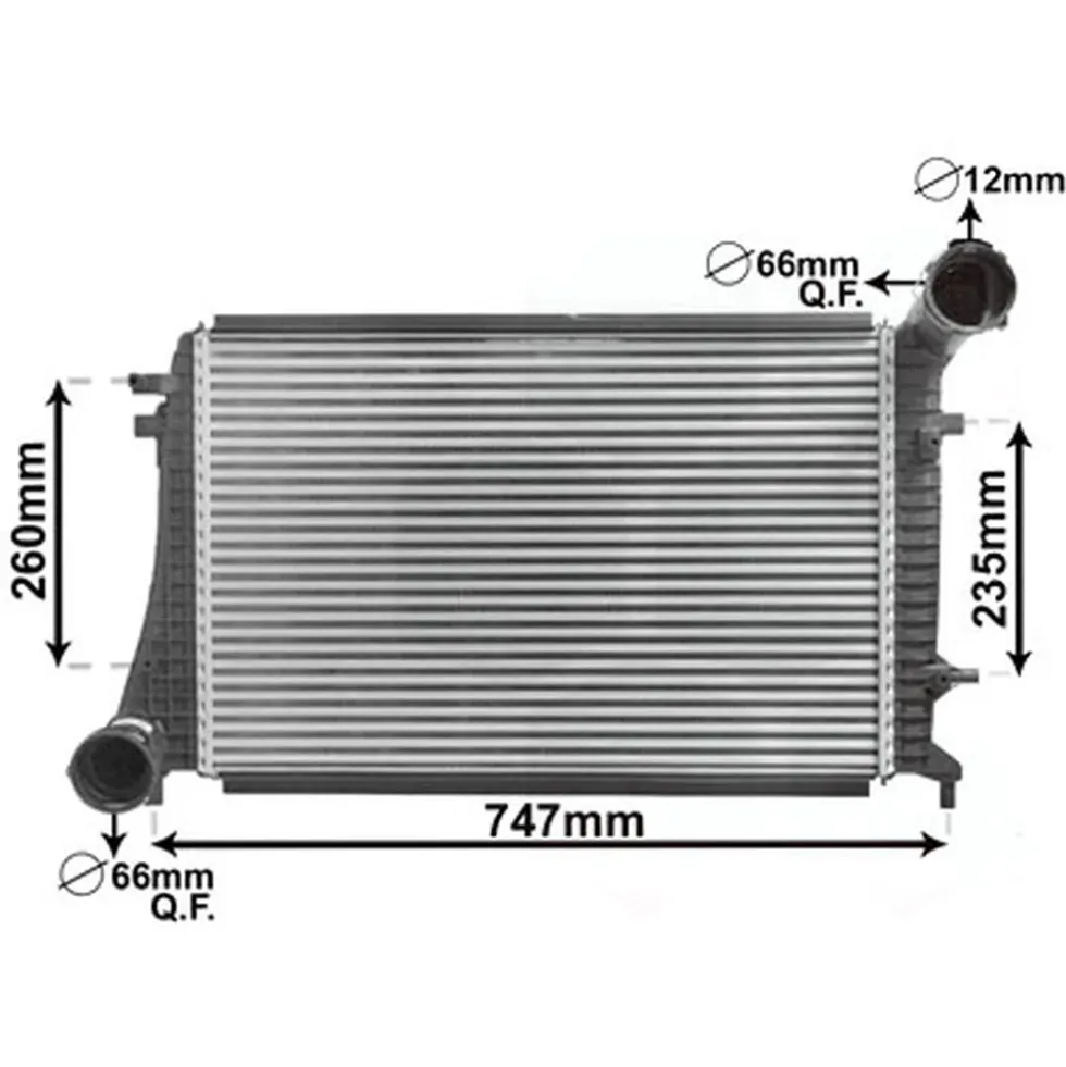 Intercooler pour Golf 5