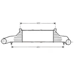 Intercooler pour Mercedes Classe C (W202)