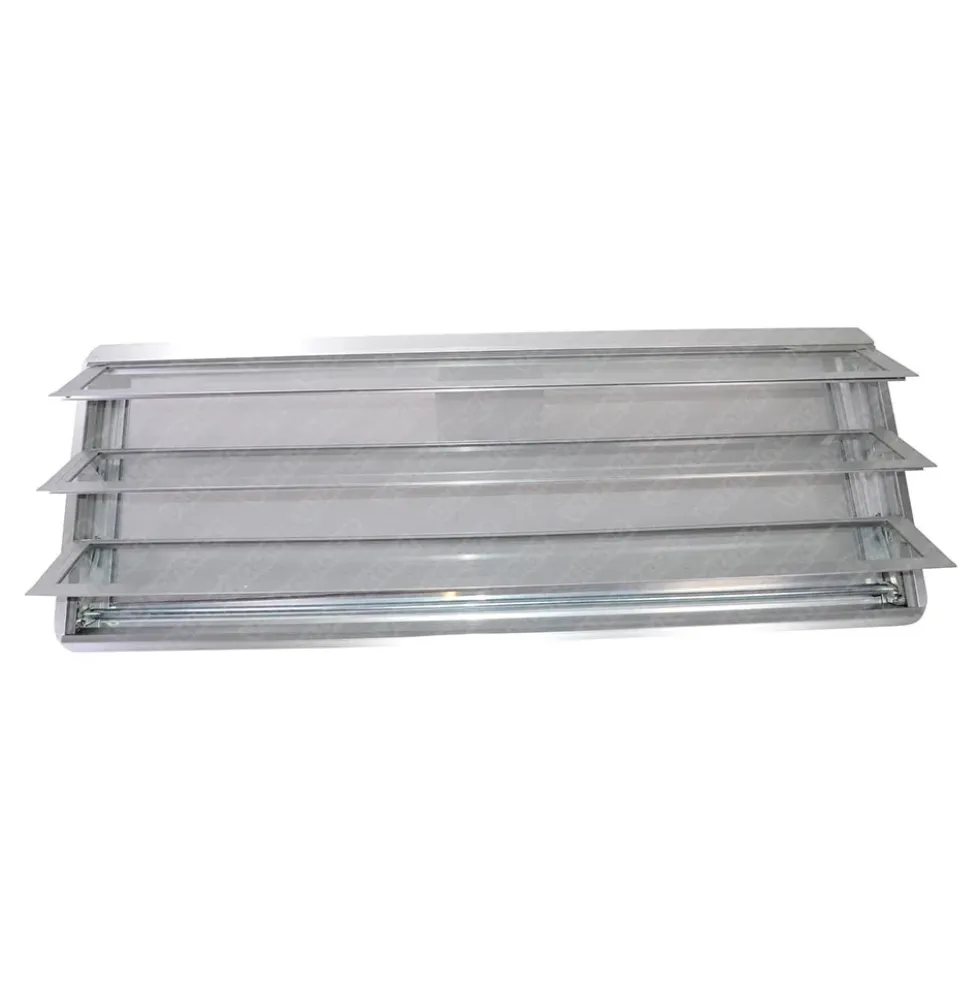 Jalousie centrale gauche avec moustiquaire pour Combi Bay Window Westfalia 68 ->79