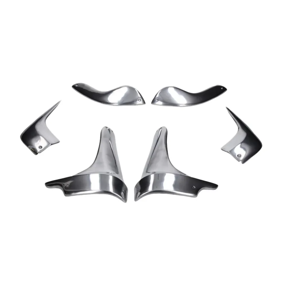 Jeu complet de sabots d'ailes type ROBRI pour 2CV A-AZAM