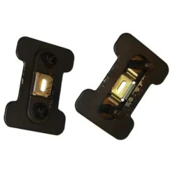 Jeu de glissières de fixation latérales pour bouclier avant ou arrière de Golf 3