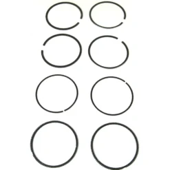 Jeu de segments moteur 602cc pour 2CV Fourgonnette AK350-400 - 1,5-2-4mm - 74mm
