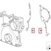 Joint de cache de distribution inférieur pour Bmw Série 7 E65 et E66 (07/2002-02/2005) - M54