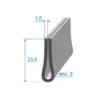 Joint de calage en forme de U - 6 x 23,5 mm
