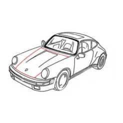 Joint de capot avant pour Porsche 911