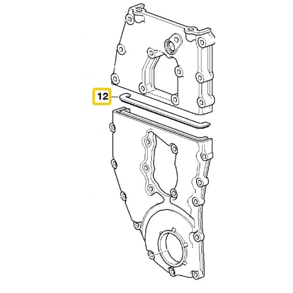 Joint de carter de distribution El Ring pour Bmw Série 5 E34 (11/1993-06/1996) - M43