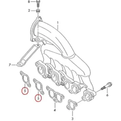 Joint de collecteur d'admission pour VW T5 2.5 TDi