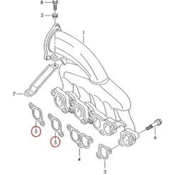 Joint de collecteur d'admission pour VW T5 2.5 TDi