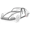 Joint de couvercle de visite de barre de torsion pour Porsche 911 et 912