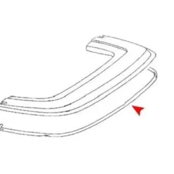 Joint de couvre capote pour Mercedes SL R107