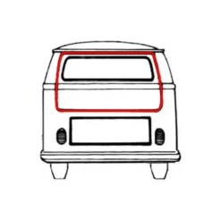 Joint de hayon arrière pour VOLKSWAGEN Combi Bay Window (08/1971-07/1979)