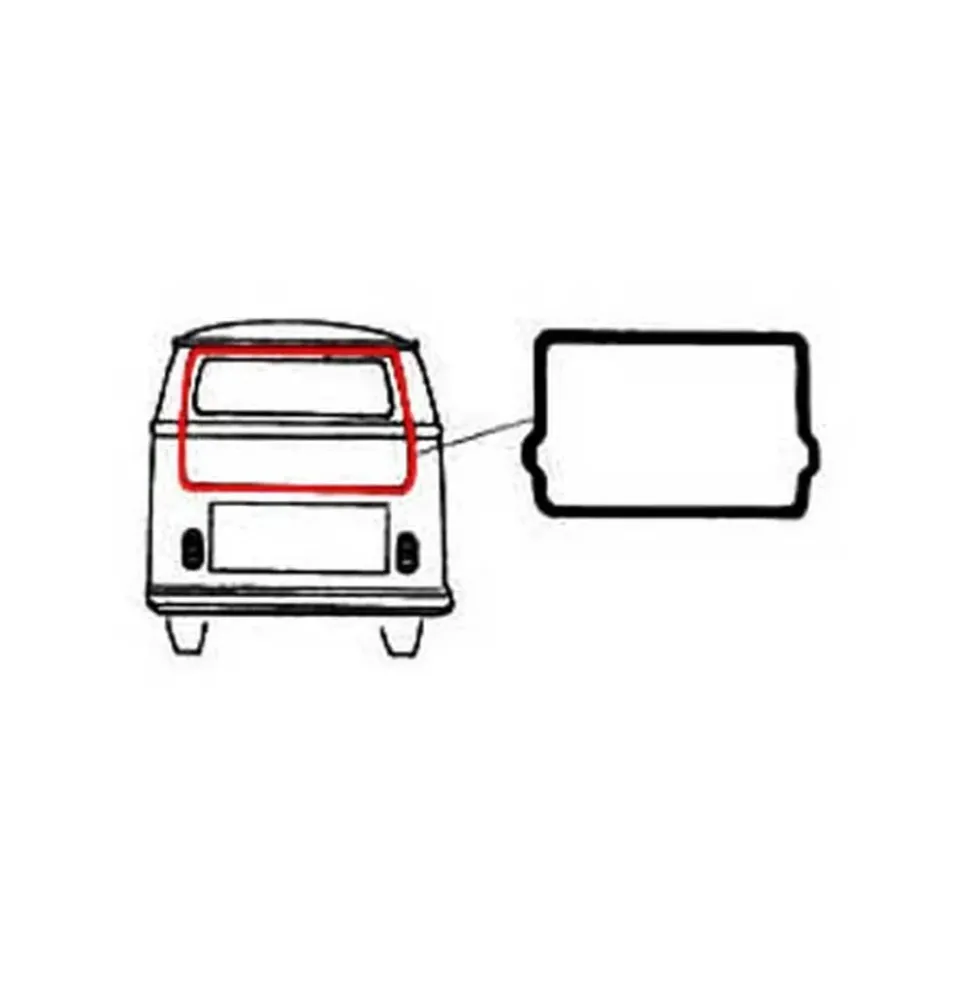 Joint de hayon arrière pour VOLKSWAGEN Combi Bay Window (08/1967-07/1971)