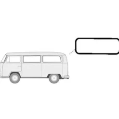 Joint de lunette arrière lisse pour VOLKSWAGEN Combi Split (1964-1967) - Qualité origine