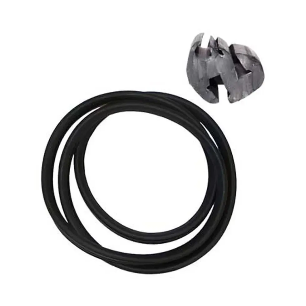 Joint de pare-brise pour VW Golf 1 Berline Cabriolet Caddy et Jetta 1 (04/1974-07/1993) - avec moulure