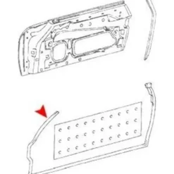 Joint de porte gauche pour Mercedes SL R107