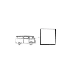 Joint de porte latérale coulissante droite pour VOLKSWAGEN Combi Split et Bay Window (1965-1979) - Qualité standard