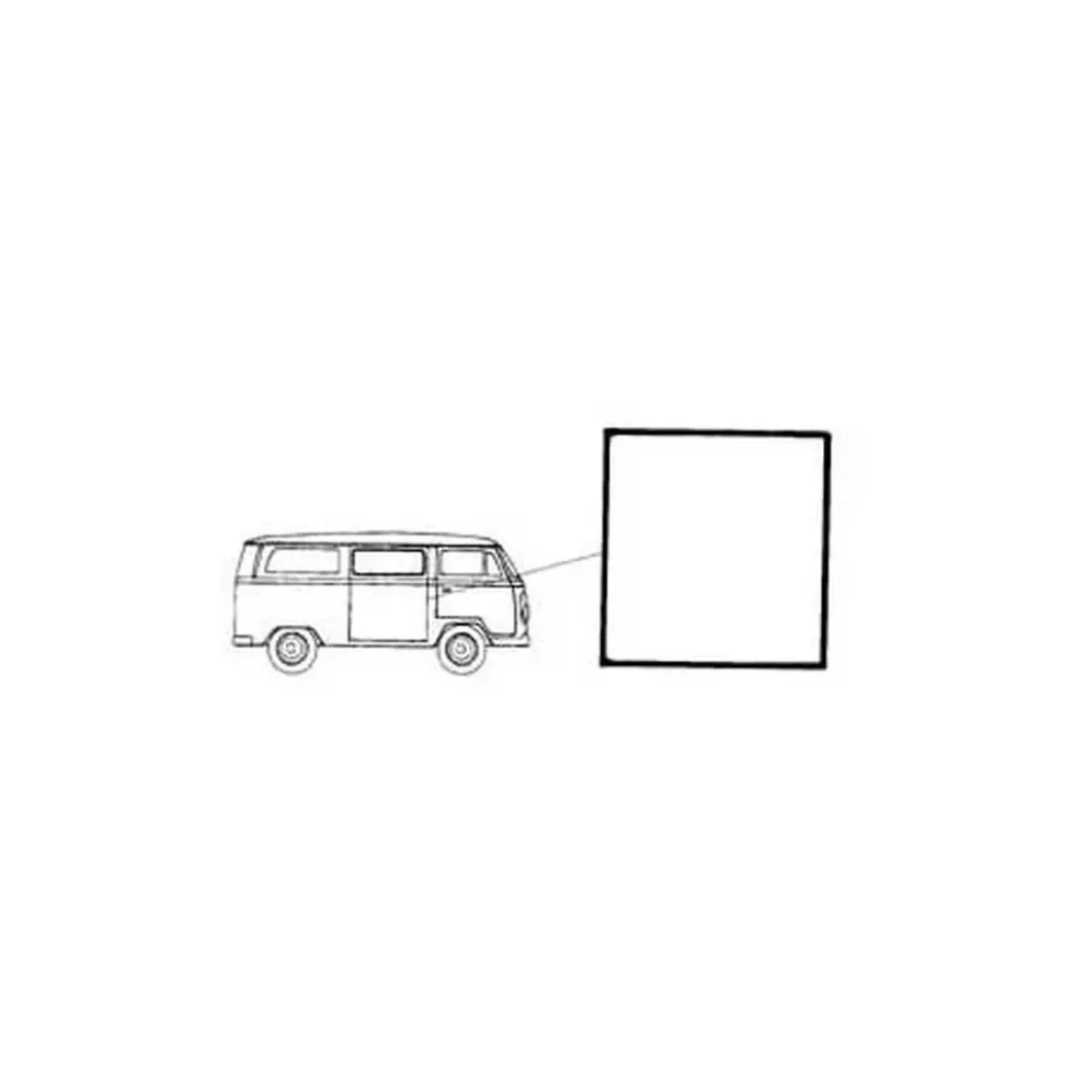 Joint de porte latérale coulissante droite pour VOLKSWAGEN Combi Split et Bay Window (1965-1979) - Qualité standard
