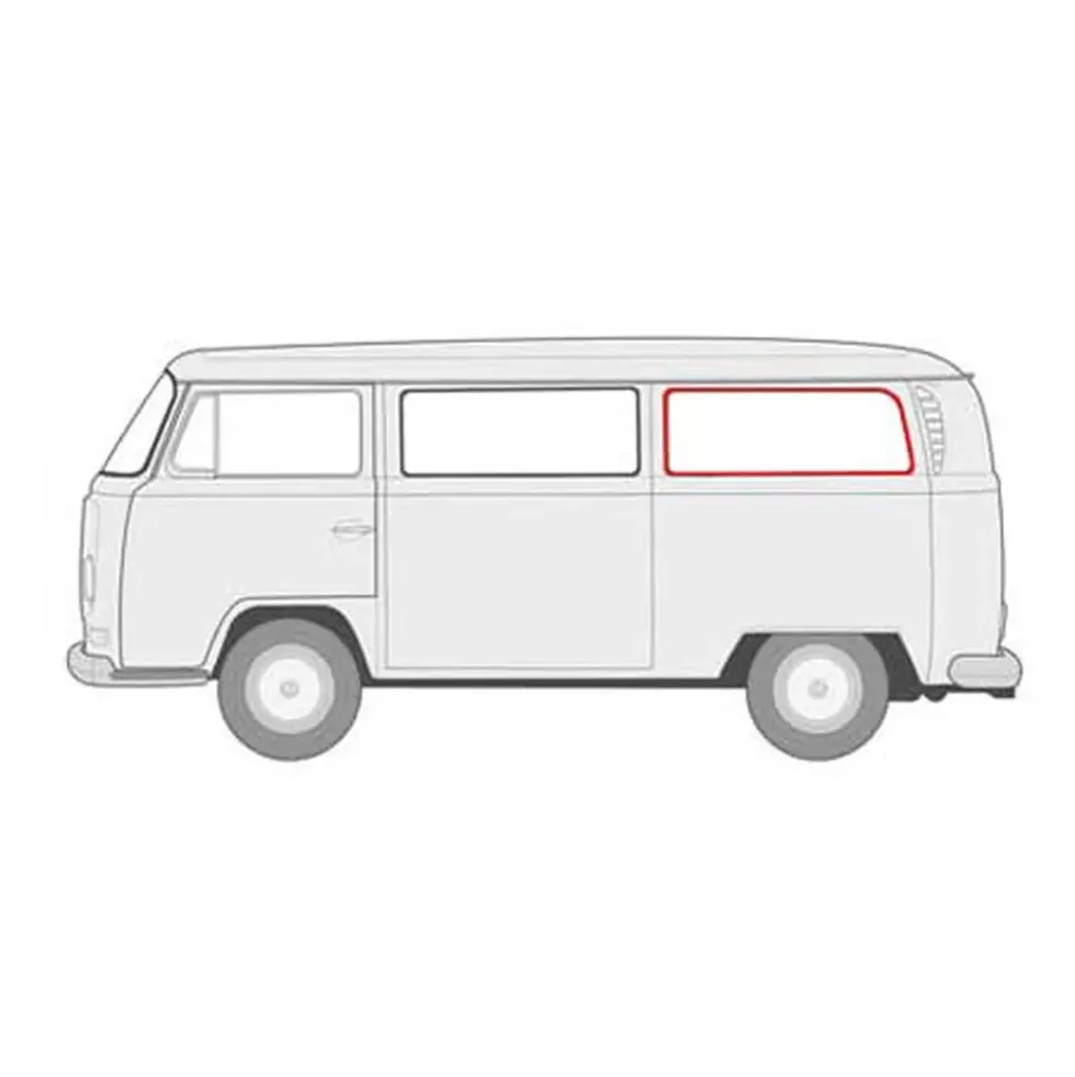 Joint de vitre latérale arrière DeLuxe qualité origine pour Combi 68 ->79