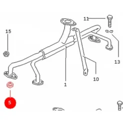 Joint entre culasse et pipe d'admission sur moteur Volkswagen type 1 30 / 34cv (08/1953 -07/1962)