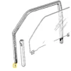 Joint guide de vitre avant droit pour Bmw Série 3 E30 Coupé (12/1981-02/1992)