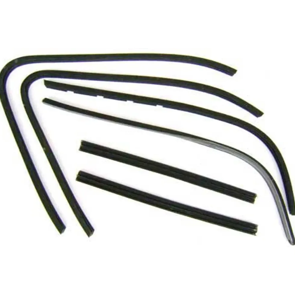 Joints coulisseaux de vitres pour VOLKSWAGEN Combi Split Brazil (1957-1975) - 6 pièces