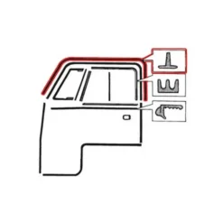 Joints de haut de portes pour Combi Split 52 ->67 - 2 pièces