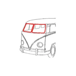 Joints de pare-brise pour VOLKSWAGEN Combi Split Brazil (1957-1975)