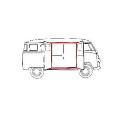 Joints de portes latérales battantes pour VOLKSWAGEN Combi Split Brazil (1957-1975)