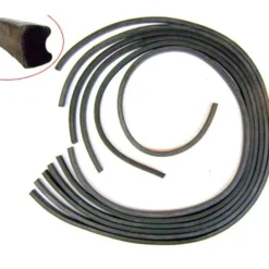Joints de portes noirs pour VOLKSWAGEN Combi Split Brazil (1957-1975) - Kit de 8