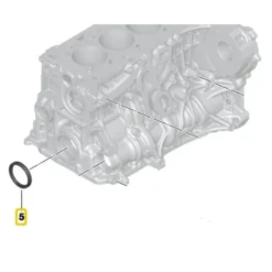 Joint spi de poulie damper Febi pour Bmw Série 1 F20 et F21 (07/2010-06/2019) - Diesel