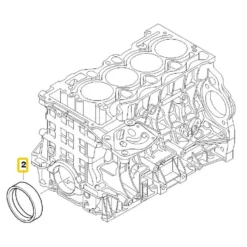 Joint spi de vilebrequin côté distribution Victor Reinz pour Bmw Série 1 (02/2004-10/2013)