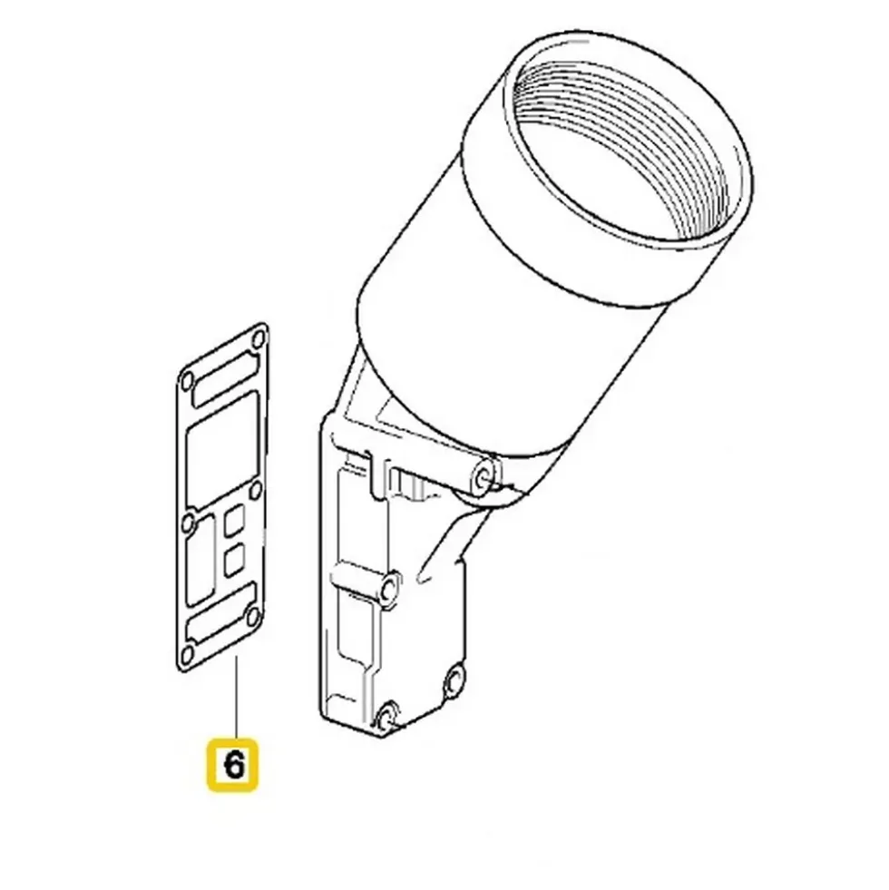 Joint support de filtre à huile EL RING pour Bmw Série 5 E34 (04/1989-06/1996)