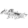 Jupe avant supérieure pour Combi Split sans "nez" - 150 mm