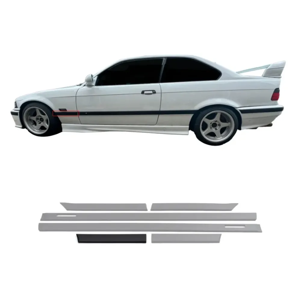 Kit 6 baguettes M Technic pour Bmw Série 3 E36 Coupé et Cabriolet (11/1989-08/2000)