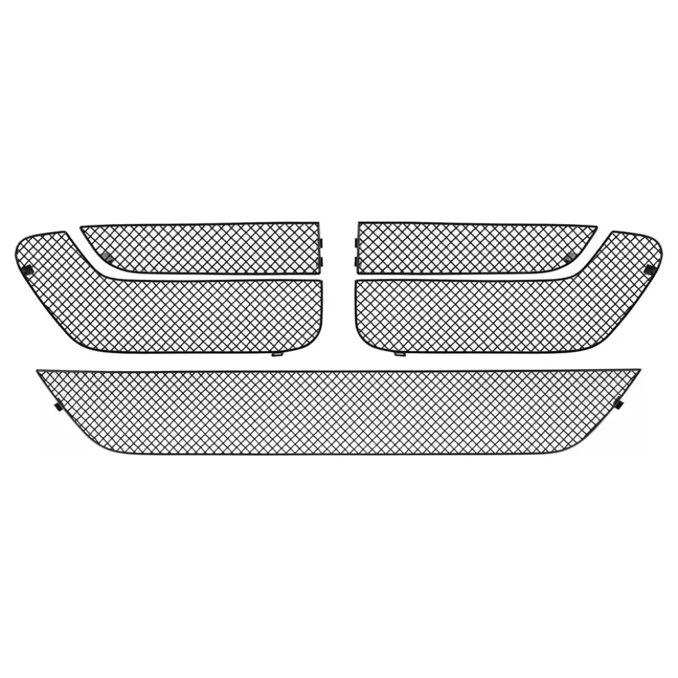 Kit complet de grilles avant ZUNSPORT noires pour Porsche Cayman GTS type 981 - sans caméra