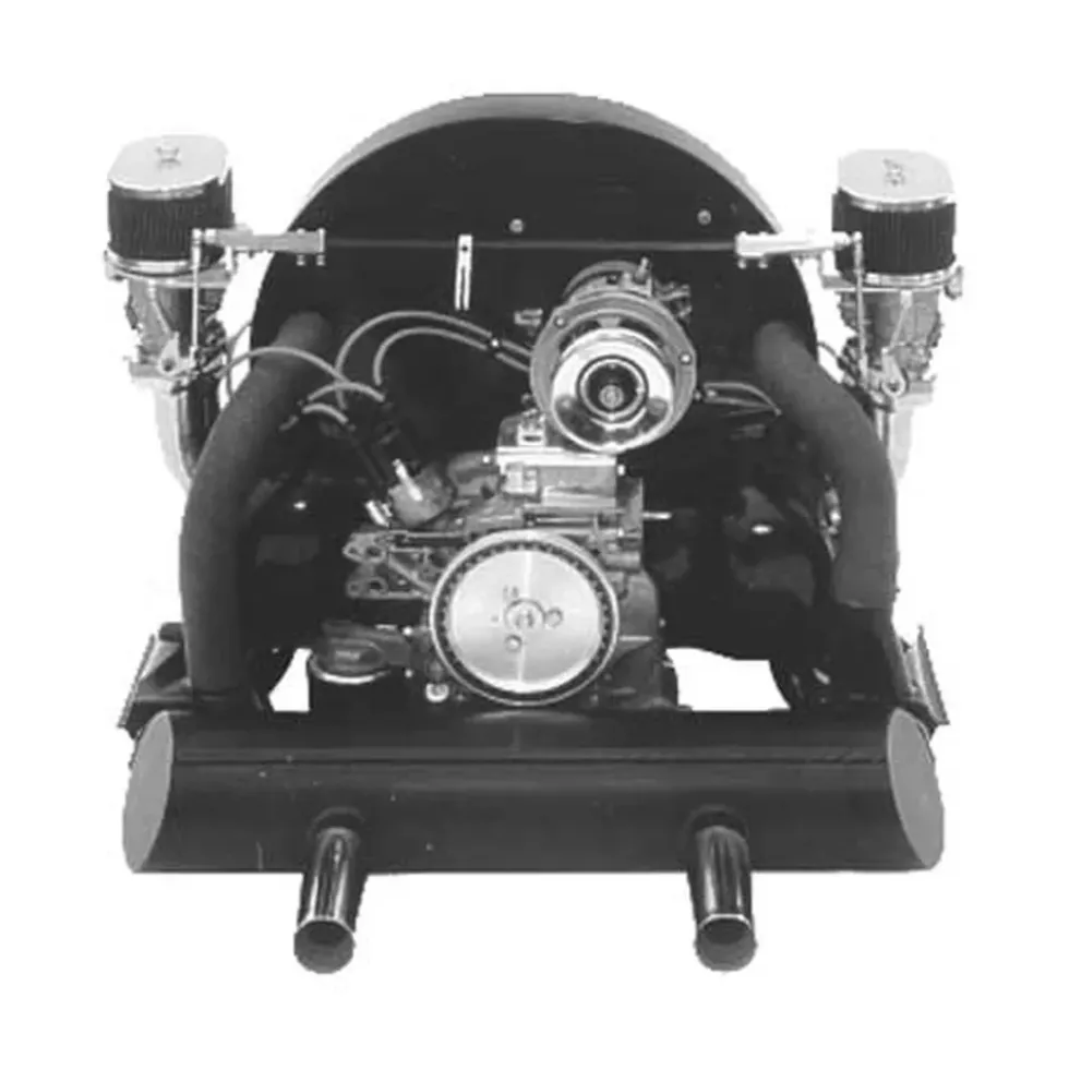 Kit d'adaptation de turbine Type 1 sur un moteur Type 4