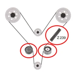 Kit de distribution pour Audi 80 89 ->01