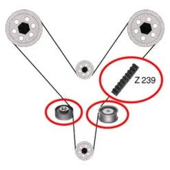 Kit de distribution pour Audi A6 (C4)