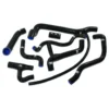 Kit de 8 durites d'eau SAMCO noires pour Corrado G60 1990->