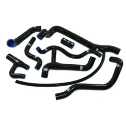 Kit de 8 durites d'eau SAMCO noires pour Corrado G60 1990->
