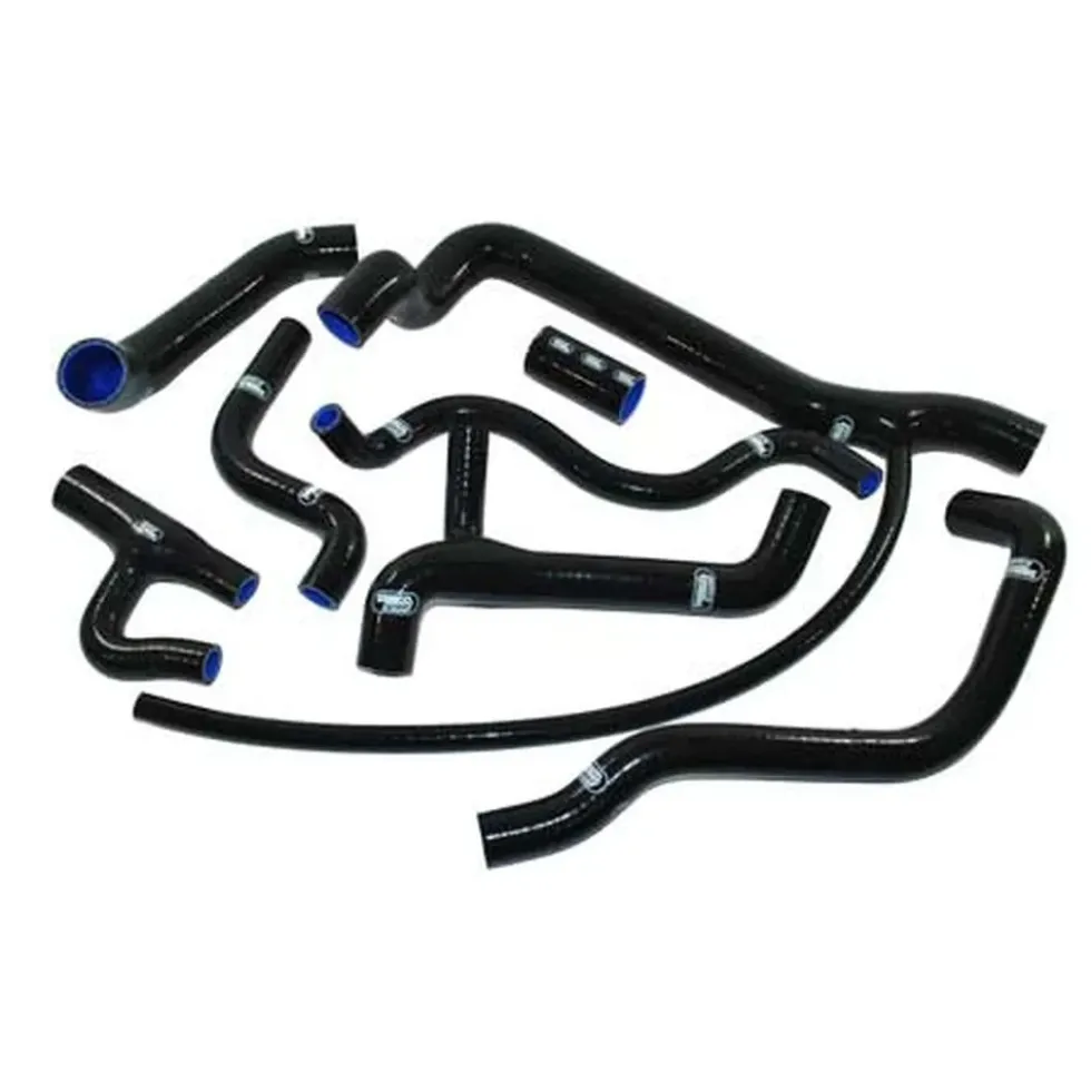 Kit de 8 durites d'eau SAMCO noires pour Corrado G60 1990->
