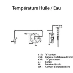 Kit jauge à huile réglable