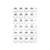 Kit 24 joints de queue de soupapes avec tige diamètre 6mm pour BMW Série 3 E46 Berline Touring Coupé et Cabriolet (12/1998-08/2006) - moteurs M57D30 M57D30TU