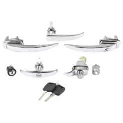 Kit poignées chromées une clé pour VOLKSWAGEN Combi Split Brazil (1957-1975)
