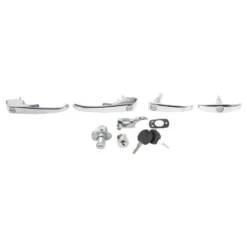 Kit poignées chromées une clé pour VOLKSWAGEN Combi Clipper Brazil (1976-1996)