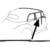 Lèche-vitre extérieur avant droit pour Volkswagen Coccinelle Cabriolet (08/1965-)